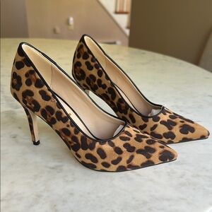 FSJ Brown and Black Stiletto Heels
